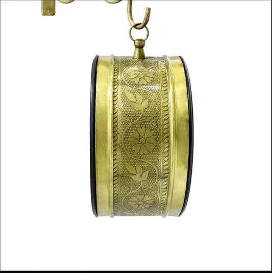 Vintage Double-Sided Roman Station Clock