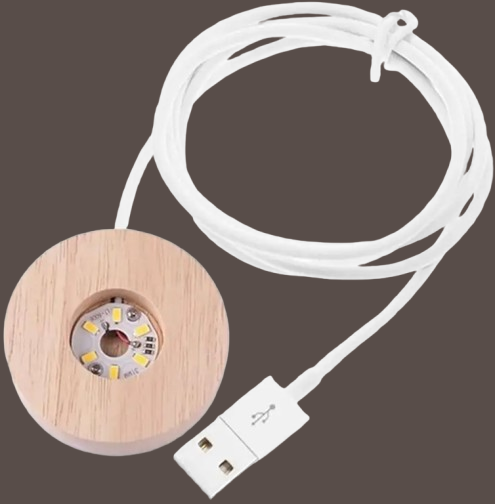 Heart – Glass Ball Lamp