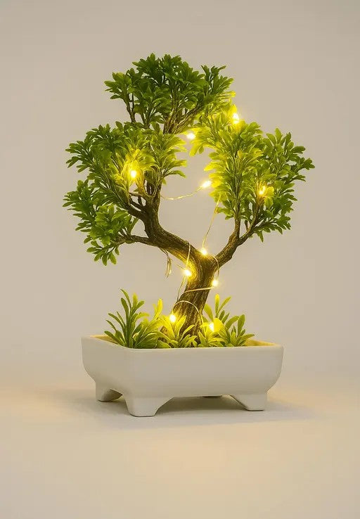 Artificial Bonsai Tree with Lights