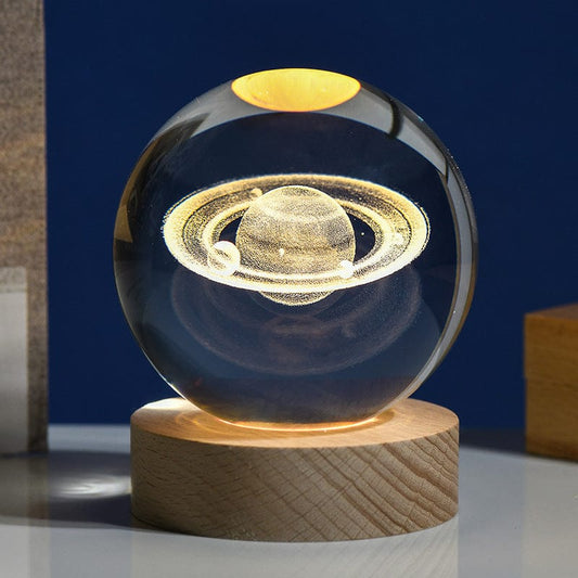 Saturn – Glass Ball Lamp